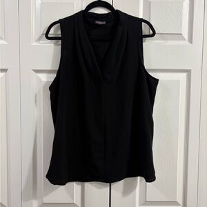 Vince Camuto Black Sleeveless Blouse